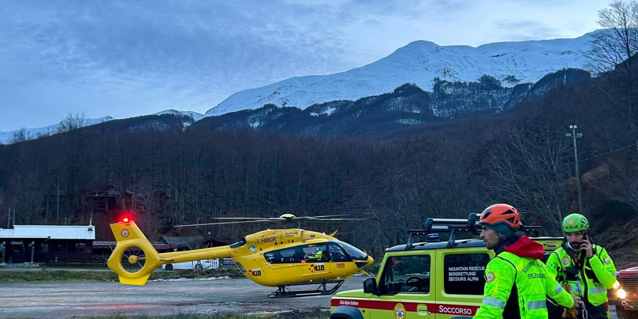 SETTE ESCURSIONISTI SALVATI SUL MONTE CUSNA