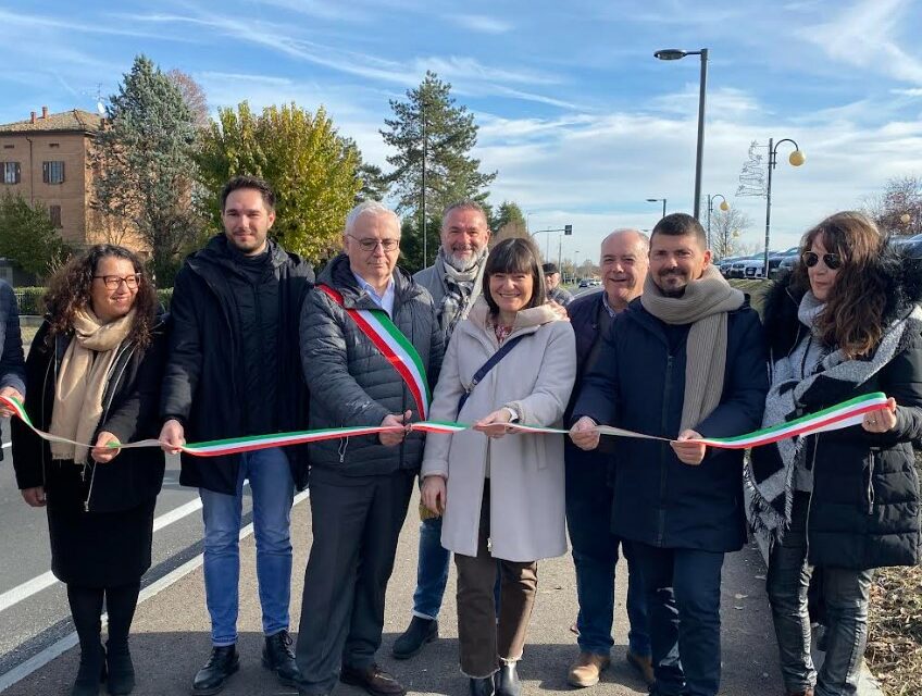 RONCOLO, INAUGURATA LA CICLOPEDONALE