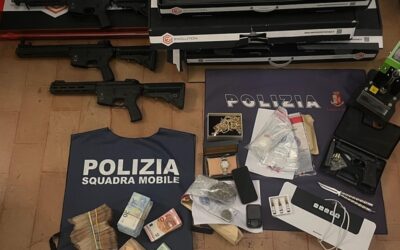 DROGA E ARMI RUBATE, ARRESTATI DUE PUSHER