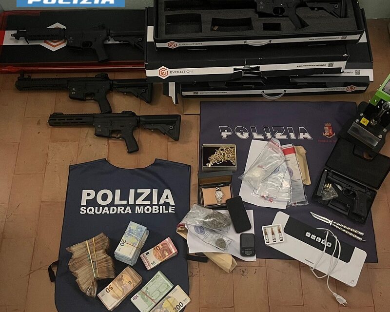 DROGA E ARMI RUBATE, ARRESTATI DUE PUSHER