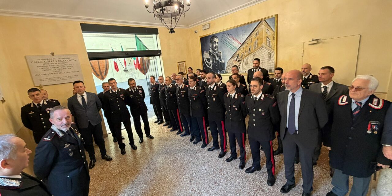 IL COMANDANTE REGIONALE CARABINIERI IN VISITA A REGGIO