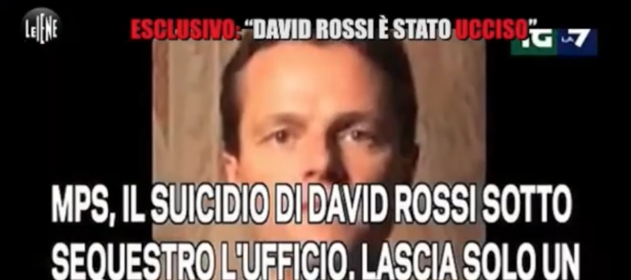 DAVID ROSSI, IPOTESI OMICIDIO