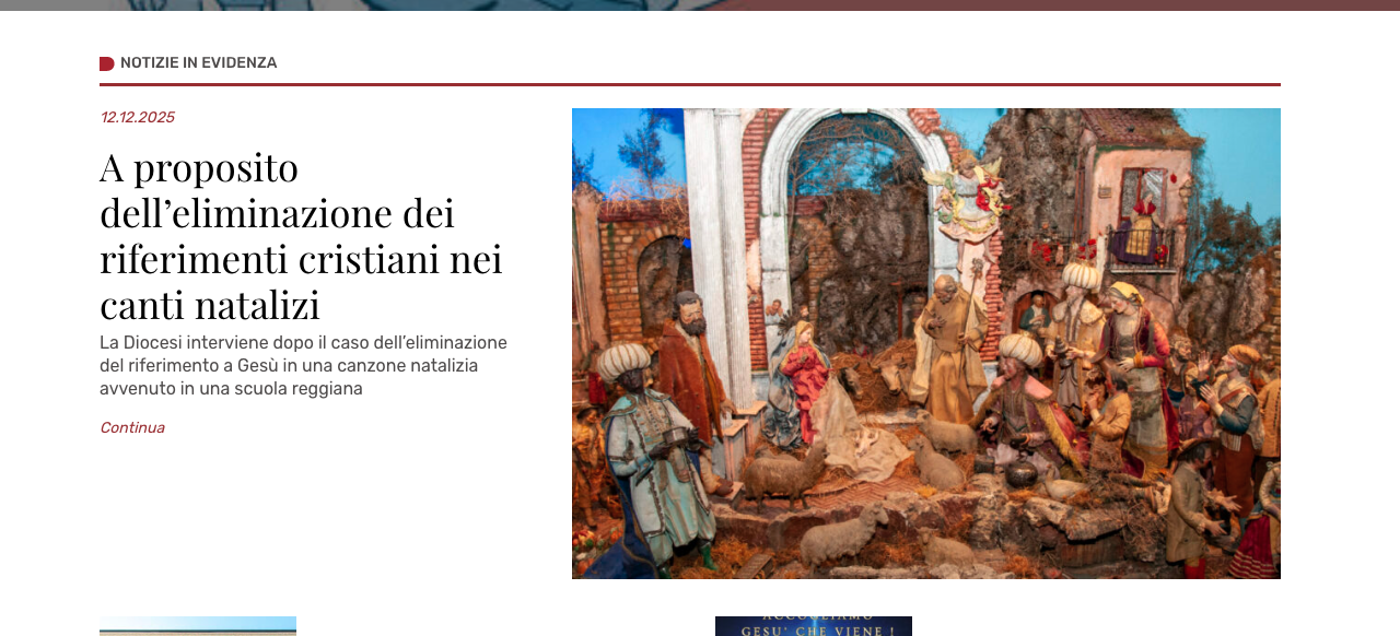 CANZONE NATALE SENZA GESU’, LA DIOCESI: “UN CORTOCIRCUITO”