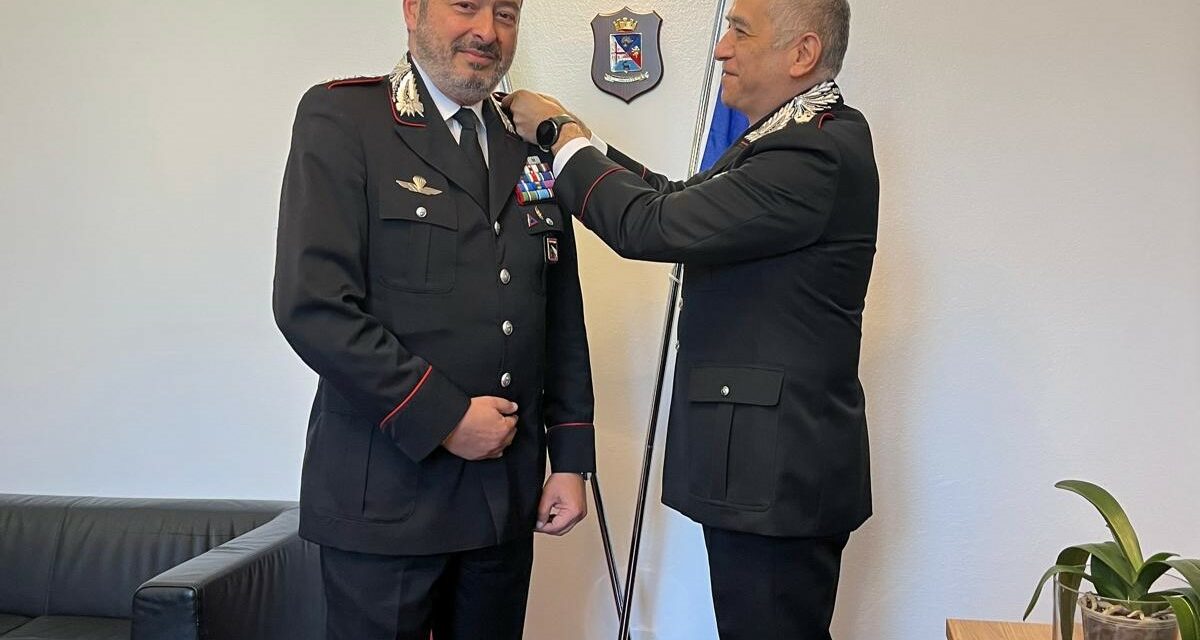 Carabinieri, Aniello Mautone promosso al grado di colonnello