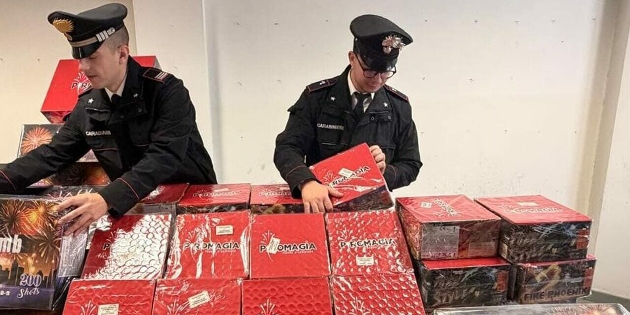 Botti illegali di Capodanno, i carabinieri: attenzione alla ‘Bomba Gaza’