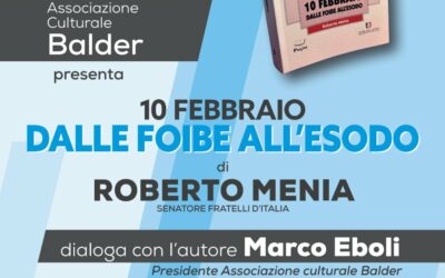 FOIBE,  SABATO ALL’HOTEL POSTA  IL SENATORE MENIA