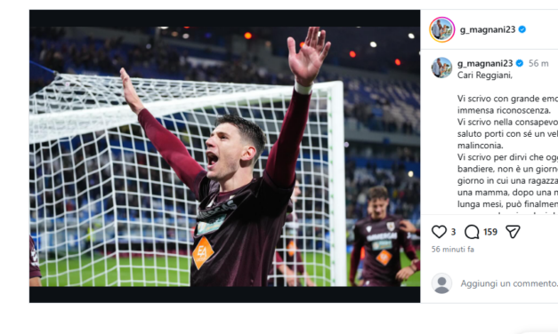 UFFICIALE, MAGNANI TORNA AL PALERMO. IL COMMOSSO SALUTO AI TIFOSI GRANATA