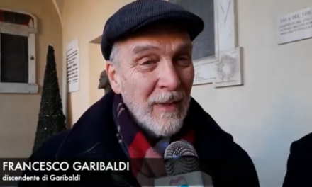 ANCHE UN DISCENDENTE DI GARIBALDI ALLE CELEBRAZIONI DEL TRICOLORE