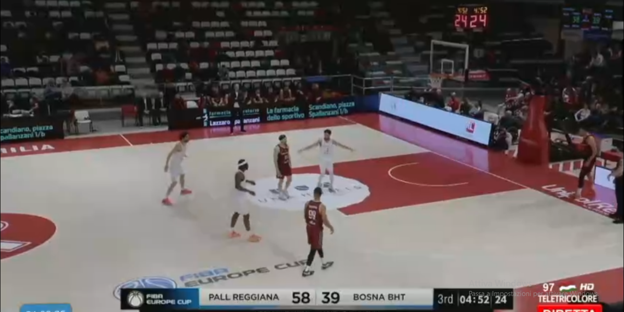 EUROPE CUP, UNA HOTELS TRAVOLGE IL BOSNA (93 A 67) E RESTA IMBATTUTA NEL GIRONE