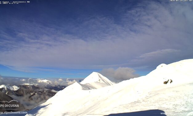 AL RIFUGIO BATTISTI RAGGIUNTO IL METRO DI NEVE