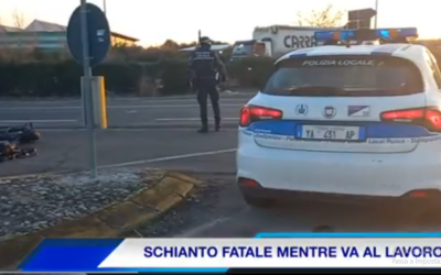 ROLO. IN BICICLETTA TRAVOLTO ALL’INCROCIO DA UN’AUTO, MORTO 36ENNE (video Tg)