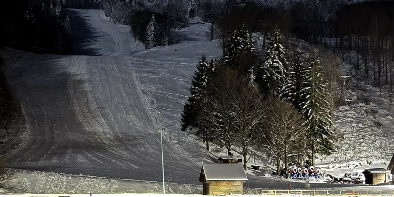 IMBIANCATA LA MONTAGNA E SPOLVERATA DI NEVE IN COLLINA