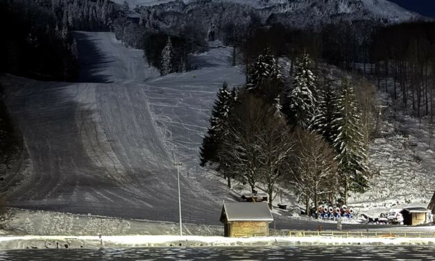 IMBIANCATA LA MONTAGNA E SPOLVERATA DI NEVE IN COLLINA