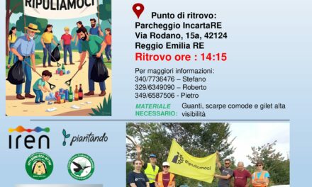 SABATO IN CITTA’ SCENDE IN STRADA REGGIO RIPULIAMOCI