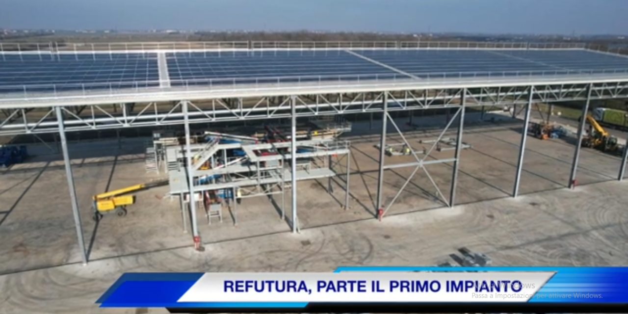 NOVELLARA. REFUTURA, PARTE IL PRIMO IMPIANTO (video Tg)