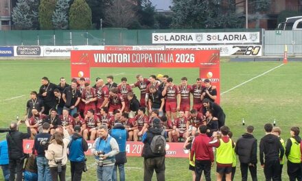 STORICA IMPRESA DEL VALORUGBY AL MIRABELLO: BATTUTO IL PETRARCA, LA COPPA ITALIA E’ REGGIANA