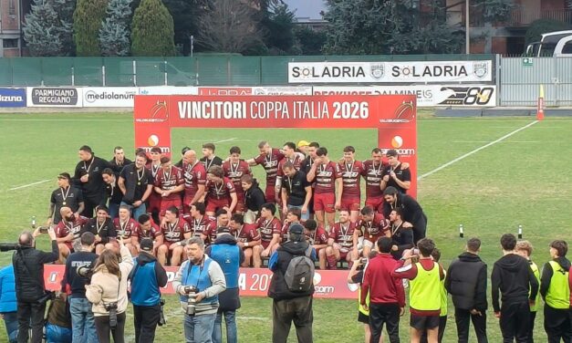 STORICA IMPRESA DEL VALORUGBY AL MIRABELLO: BATTUTO IL PETRARCA, LA COPPA ITALIA E’ REGGIANA