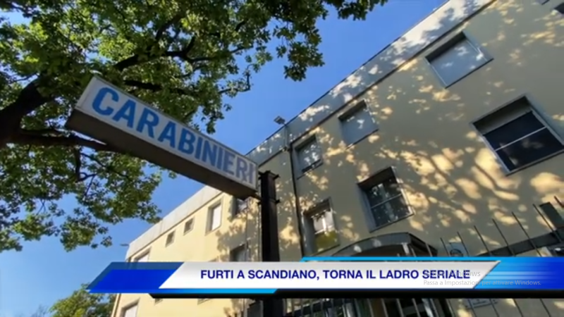SCANDIANO, ANCORA IN AZIONE LADRO SERIALE: ARRESTATO E LIBERATO (video Tg)