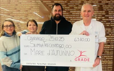 CAVRIAGO. CENA DI SOLIDARIETA’ AL PARCO PERTINI: 6.300 EURO AL GRADE