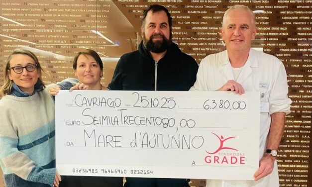 CAVRIAGO. CENA DI SOLIDARIETA’ AL PARCO PERTINI: 6.300 EURO AL GRADE