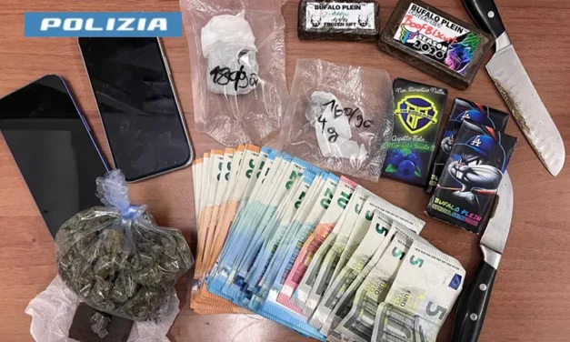 DROGA E CONTANTI IN AUTO E IN CASA, ARRESTATO 21ENNE REGGIANO