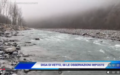 DIGA DI VETTO, 58 LE OSSERVAZIONI DOPO IL DIBATTITO PUBBLICO (video Tg)