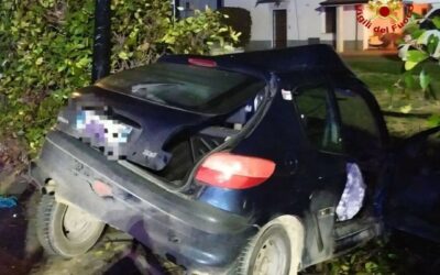 OROLOGIA MONTECAVOLO, AUTO ESCE DI STRADA IN VIA TOGLIATTI: GRAVE 19ENNE