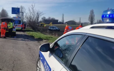 CADELBOSCO. SCHIANTO, POI LA PANDA VOLA NEL CAMPO: GRAVE 81ENNE
