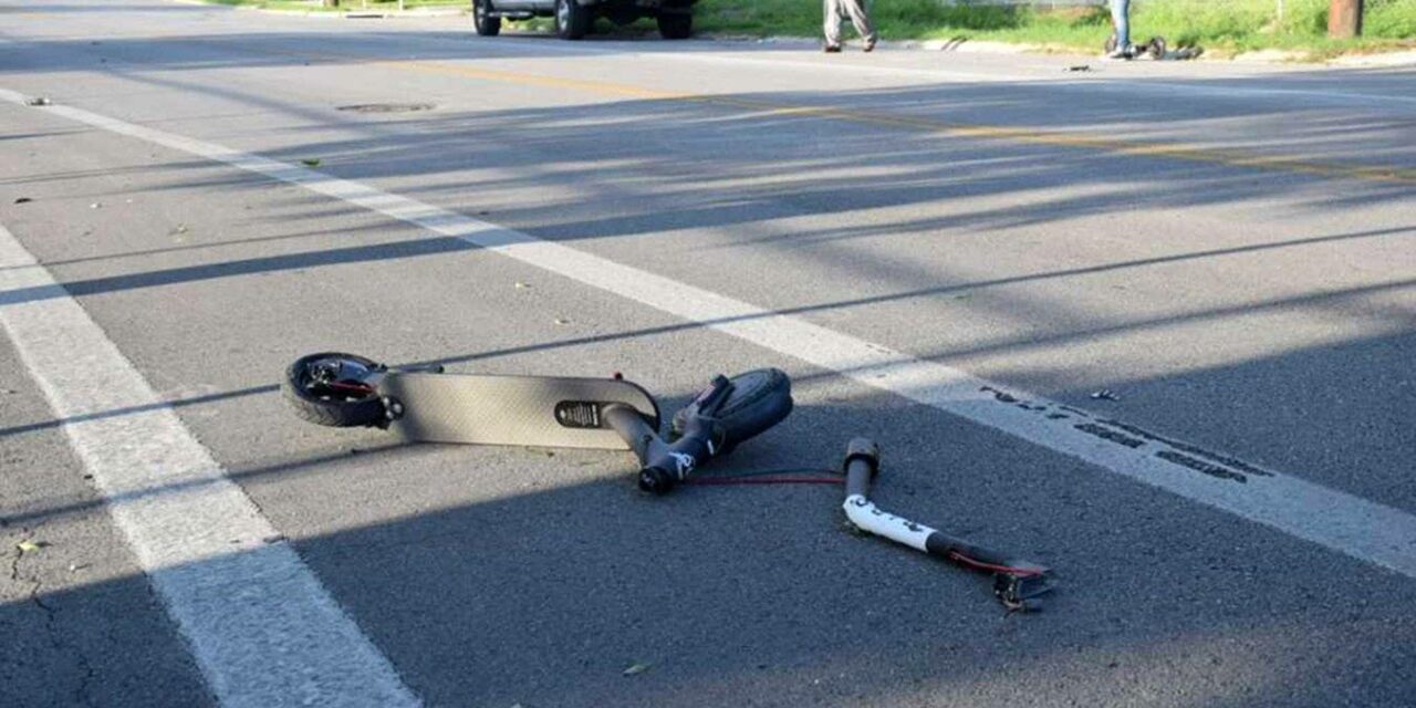 MONTECCHIO. AUTO INVESTE UN MONOPATTINO, GRAVE UN RAGAZZO 18ENNE