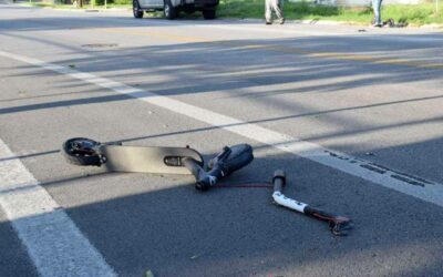 MONTECCHIO. AUTO INVESTE UN MONOPATTINO, GRAVE UN RAGAZZO 18ENNE