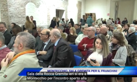 MONTECCHIO, FUTURO DELL’OSPEDALE FRANCHINI: SALA GREMITA (video Tg)