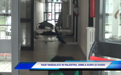 VANDALI IN AZIONE NELLA PALESTRA DI SCANDIANO: 20MILA EURO DI DANNI (video Tg)