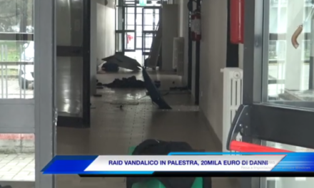 VANDALI IN AZIONE NELLA PALESTRA DI SCANDIANO: 20MILA EURO DI DANNI (video Tg)