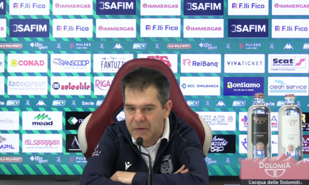 A REGGIO ARRIVANO I LUPI DI BALLARDINI, RUBINACCI: SARA’ UNA PARTITA DIFFICILE (video)