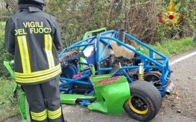 BAISO. INCIDENTE NEL CORSO DI UNA GARA AMATORIALE SLALOM: FERITO PILOTA