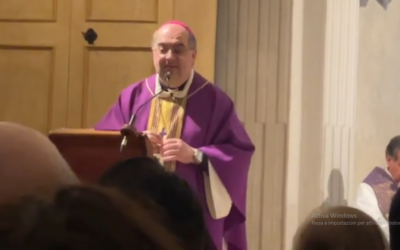 IL VESCOVO MORANDI PER I 25 ANNI DELLA CASA DELLA MADONNA DELL’ULIVETO  (video Tg)