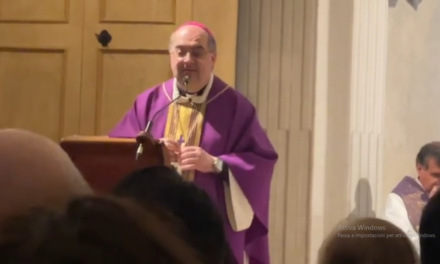 IL VESCOVO MORANDI PER I 25 ANNI DELLA CASA DELLA MADONNA DELL’ULIVETO  (video Tg)