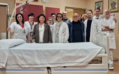 ONCOLOGIA, DONATO LETTO MULTIFUNZIONALE AL DAY HOSPITAL DI CORREGGIO