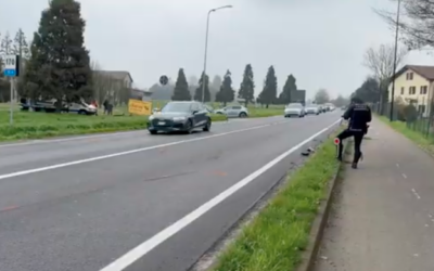 DUE INCIDENTI: TAMPONAMENTO IN VIA EMILIA. AUTO NEL FOSSO A SCANDIANO (video Tg)