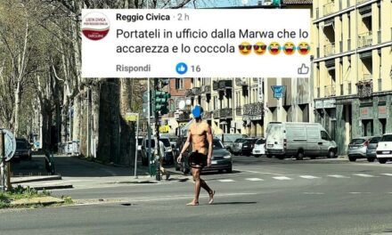 UOMO NUDO IN STRADA, SCINTILLE TRA PD E REGGIO CIVICA. MENTRE FDI ATTACCA IL COMUNE