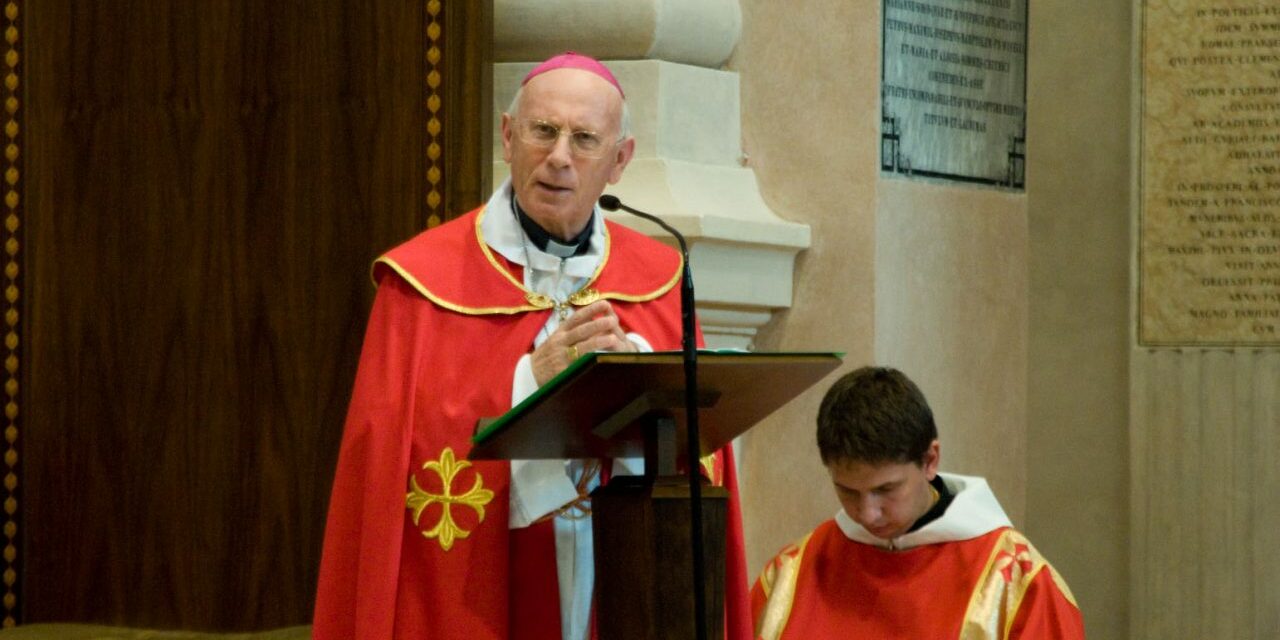 MONSIGNOR CAPRIOLI RICOVERATO AL SANTA MARIA NUOVA: CONDIZIONI PREOCCUPANTI