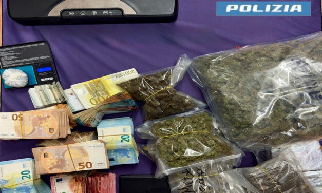 QUARTIERE STAZIONE: IN CASA 3 KG DI DROGA E 65MILA EURO, ARRESTATO PUSHER 33ENNE REGGIANO