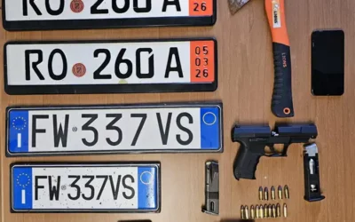 BLITZ NEL CAMPO NOMADI: ASCIA E SCACCIACANI IN ROULOTTE, TARGHE FALSE NELL’AUTO