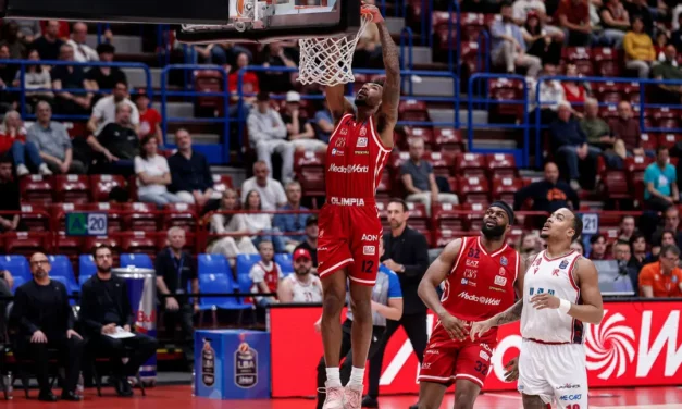 DOPO SEI VITTORIE CONSECUTIVE LA UNA HOTELS FERMATA A MILANO (80 A 76)