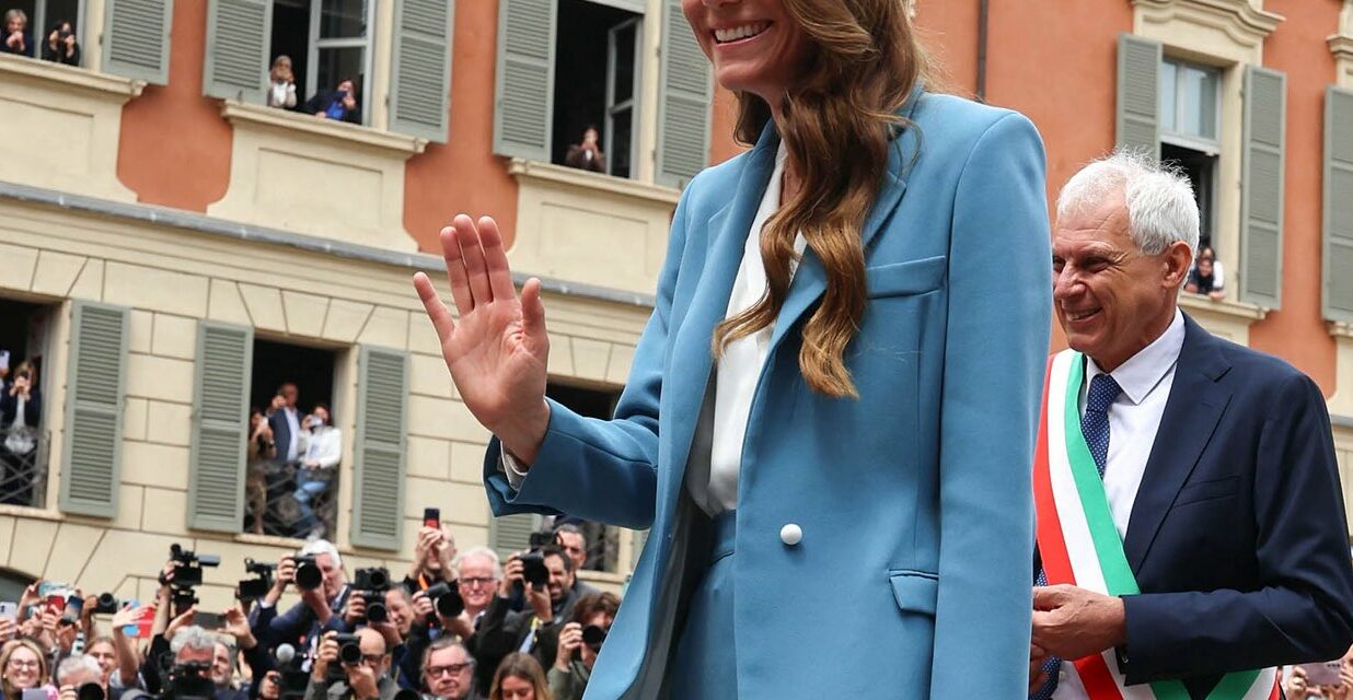 LA VISITA DELLA PRINCIPESSA KATE A REGGIO ( vedi il video tg )
