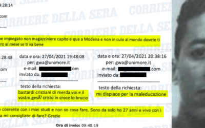 STRAGE DI MODENA, LE MAIL ‘PERICOLOSE’ A UNIMORE