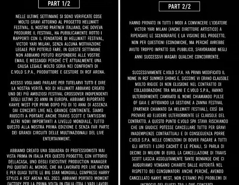 CONCERTI ANNULLATI, HELLWATT FESTIVAL INVITA ALLA CLASS ACTION