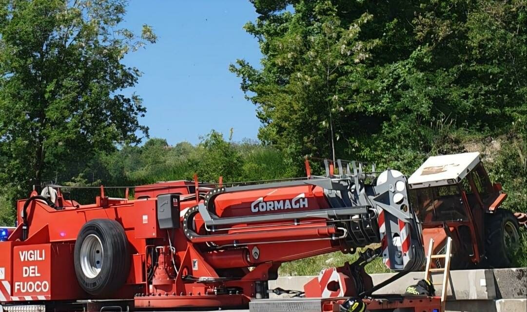 INFORTUNIO AGRICOLO, FERITO 77ENNE