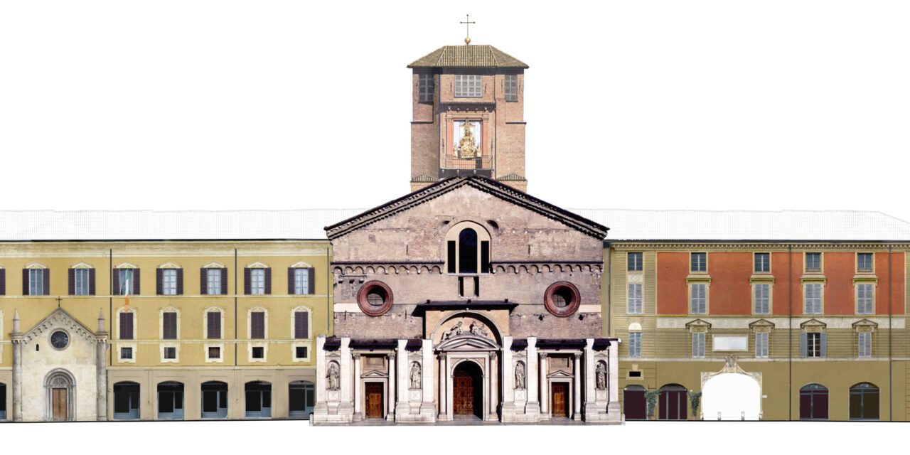 PIAZZA PRAMPOLINI, INIZIA IL RESTAURO DI PALAZZO VESCOVILE E PALAZZO DEI CANONICI