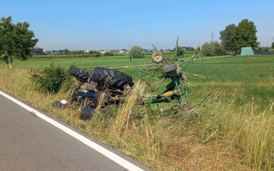 SCHIANTI NELLA BASSA, FERITI DUE SETTANTENNI